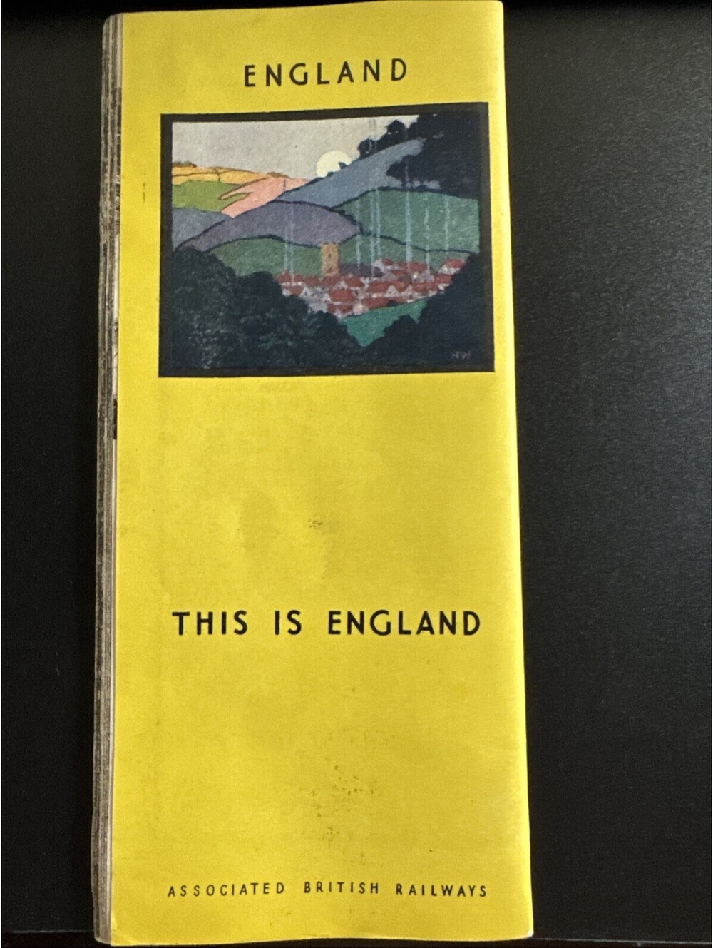 1936 This Is England Booklet Associated British Railways With Original Map
